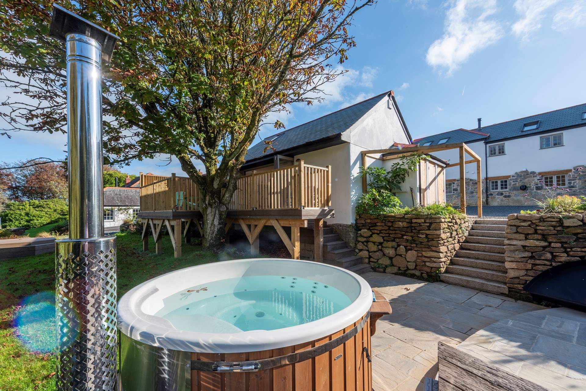 Darling Chestnut has direct access to the inclusive shared spa area.