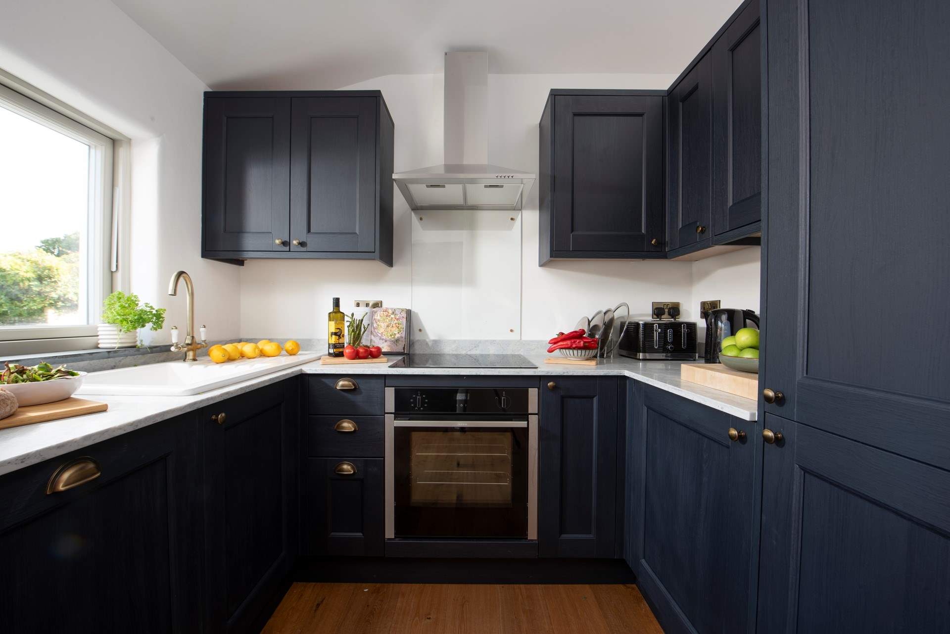 The beautifully designed kitchen space.