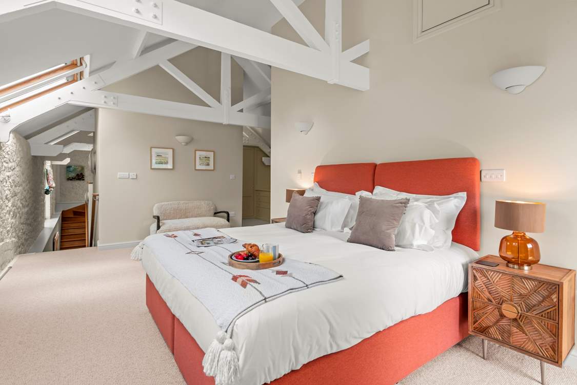 Bedroom 2 is home to this fabulous super-king 'zip and link' bed. Oodles of space at your disposal.