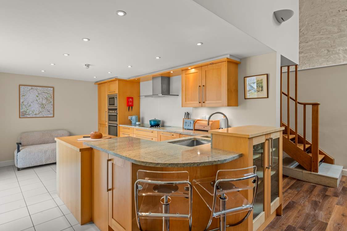 The kitchen is a very sociable space.