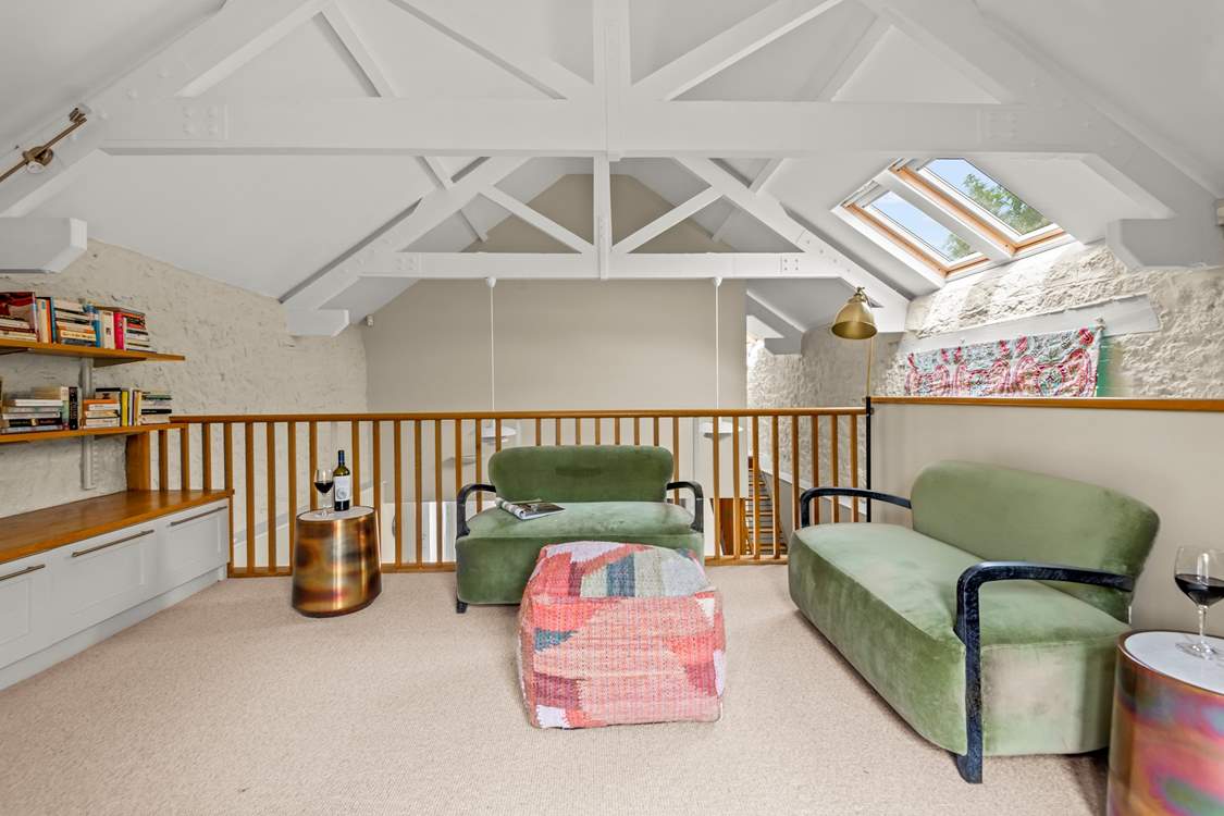 What a great space to escape to with a good book and a glass of something tasty.