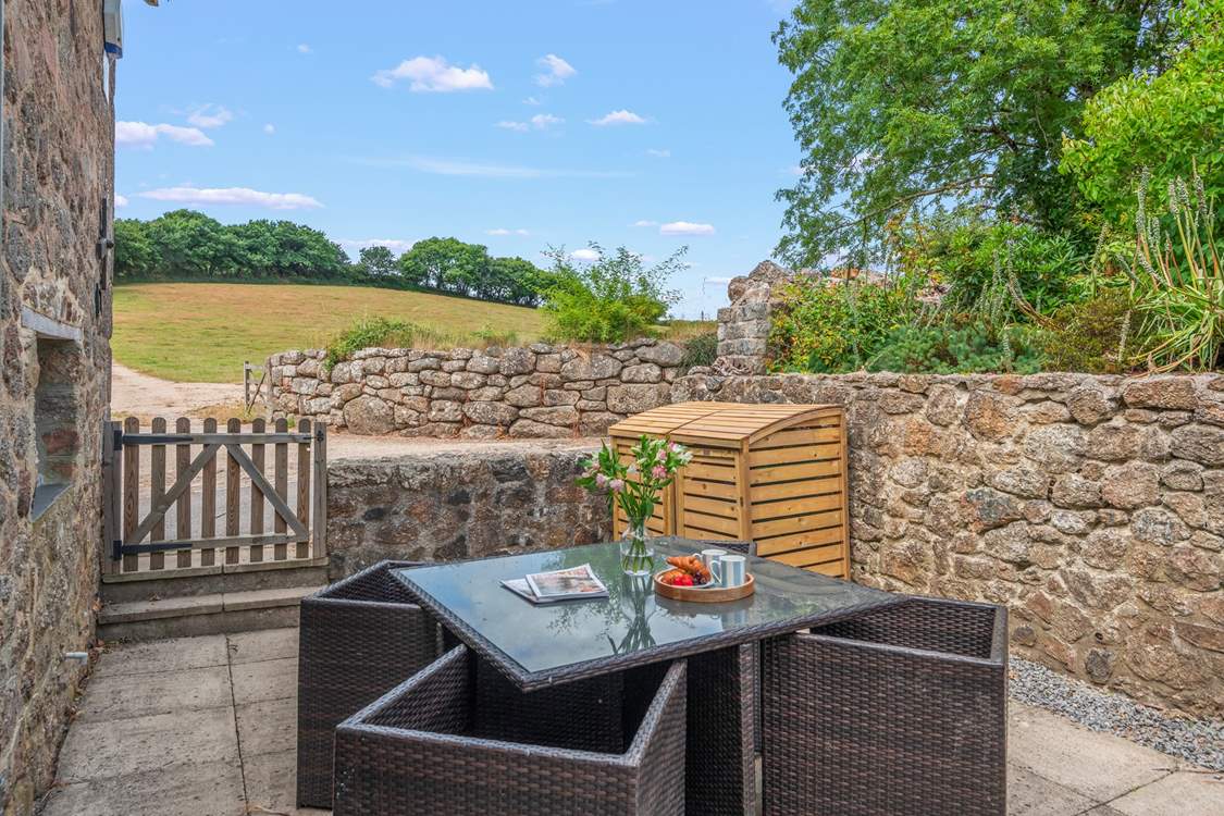 Beautiful countryside views surround you.