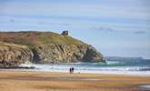 The beautiful beach at Praa Sands, the perfect spot for a family day out, within walking distance of the property. - Thumbnail Image