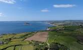 An aerial view of stunning Perranuthnoe, just along the coast from Praa Sands. - Thumbnail Image