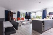 Seamless indoor/outdoor living, throw open the doors to the sweet garden.
