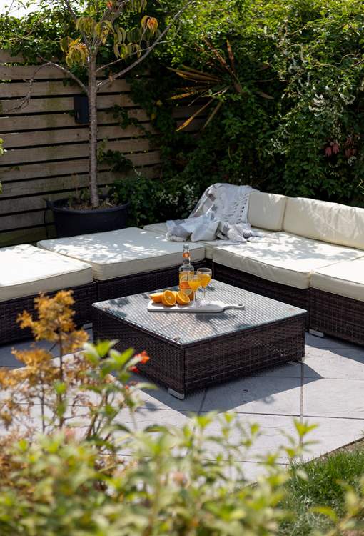 A quiet corner to soak up the Cornish sunshine.