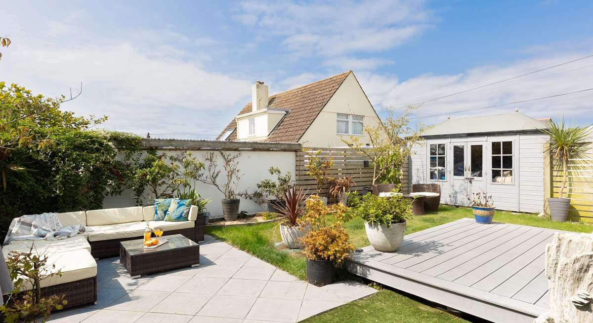 Relax and unwind in the garden.