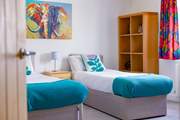 Bedroom 1 is on the first floor, and can be set up as a king-size double or twins.