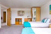 Every bedroom is spacious and light and all have their own TVs.