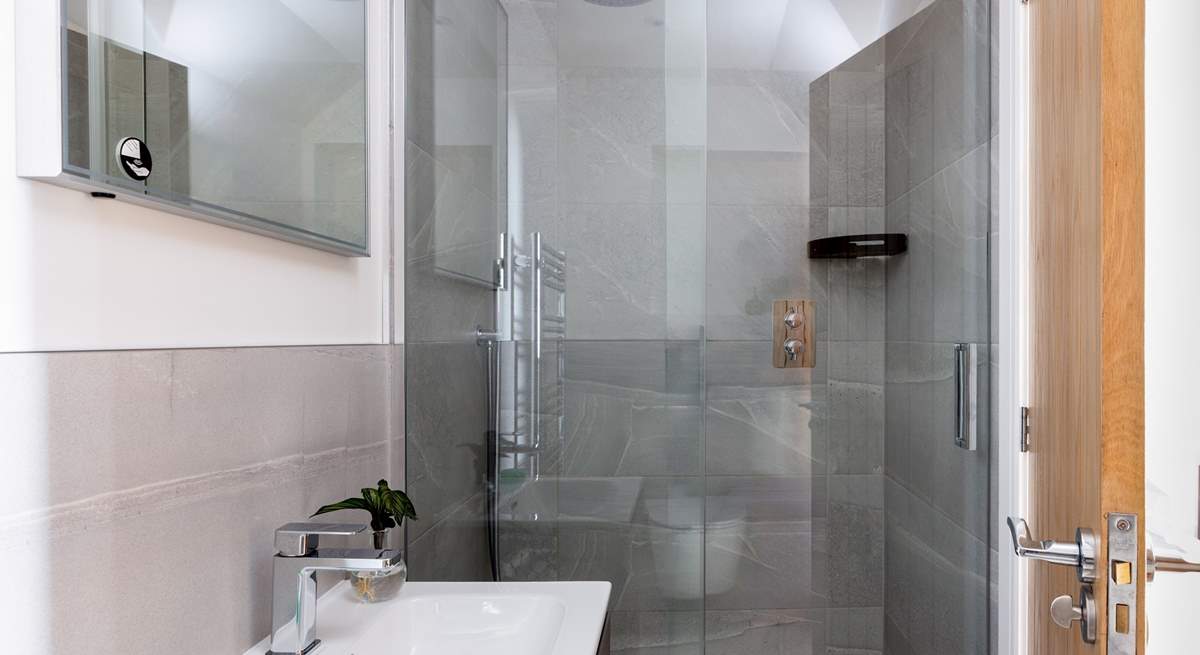 The en suite shower-room in bedroom 3.