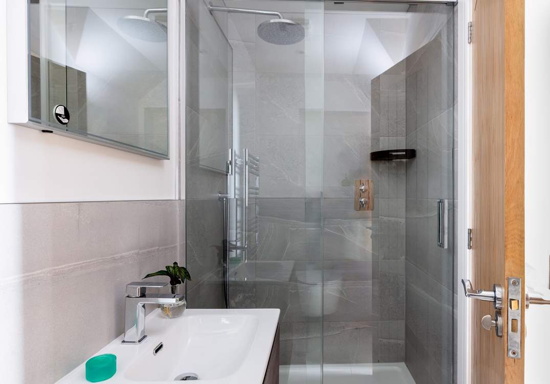 The en suite shower-room in bedroom 3.
