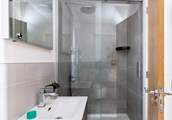 The en suite shower-room in bedroom 3.