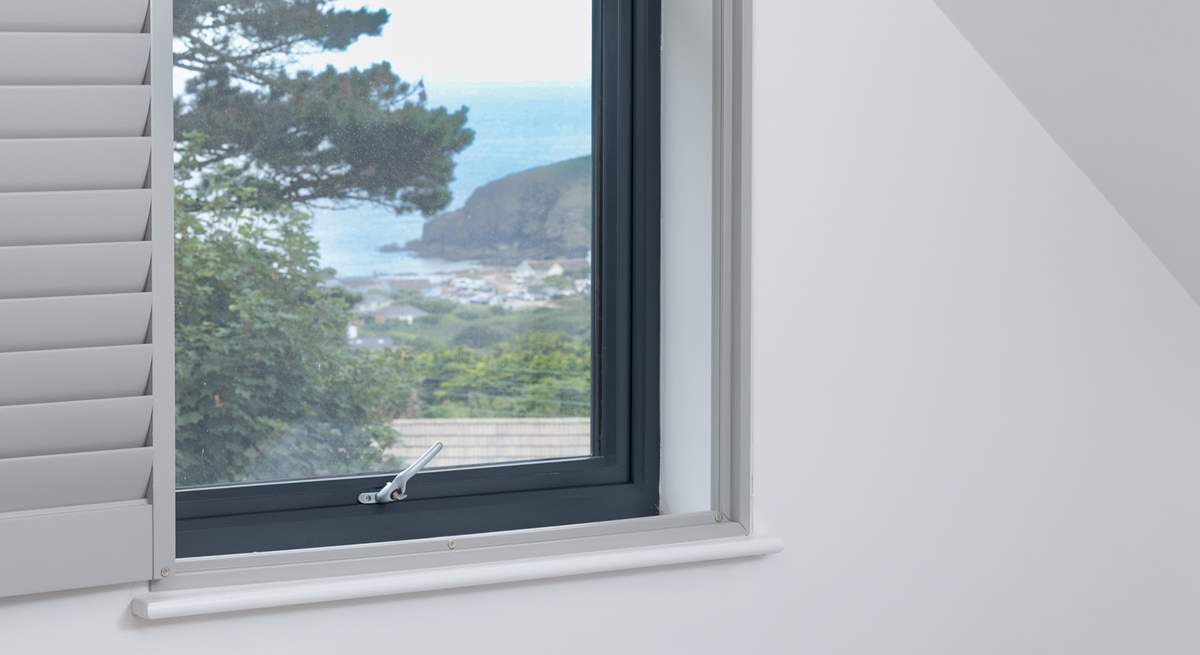 The view of stunning Praa Sands from bedroom 3.
