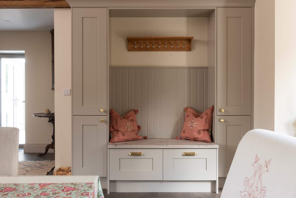 The handy, practical entrance to the kitchen/diner is perfect for your beach gear or hiking boots.