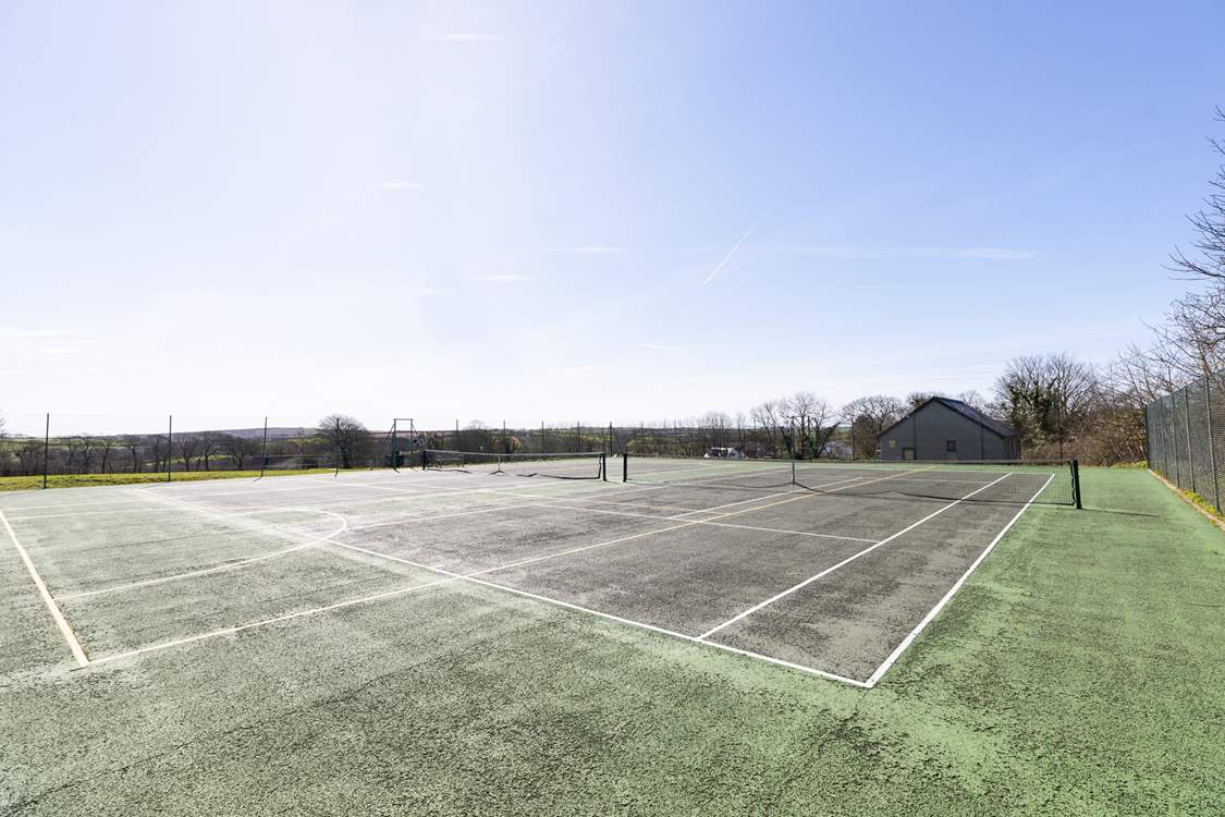 Manaccan tennis courts are nearby and have a donation box.