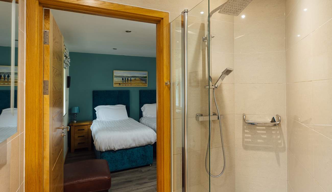 Time for some holiday pampering in the ground floor en suite twin shower-room. 