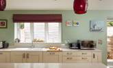 Gorgeous kitchen with views over the garden. Adjacent utility-room.  - Thumbnail Image