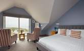 Unending sea views across St Brides Bay from the principal bedroom on the second floor.  - Thumbnail Image