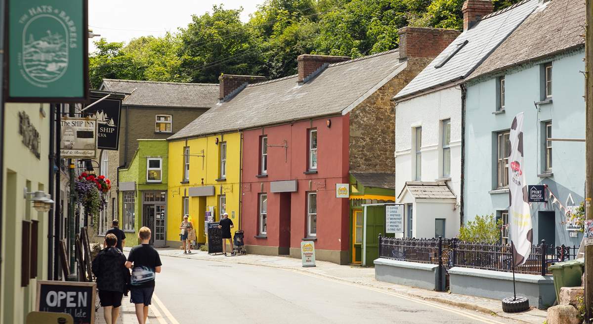 Stroll down the hill to gorgeous Solva village. 