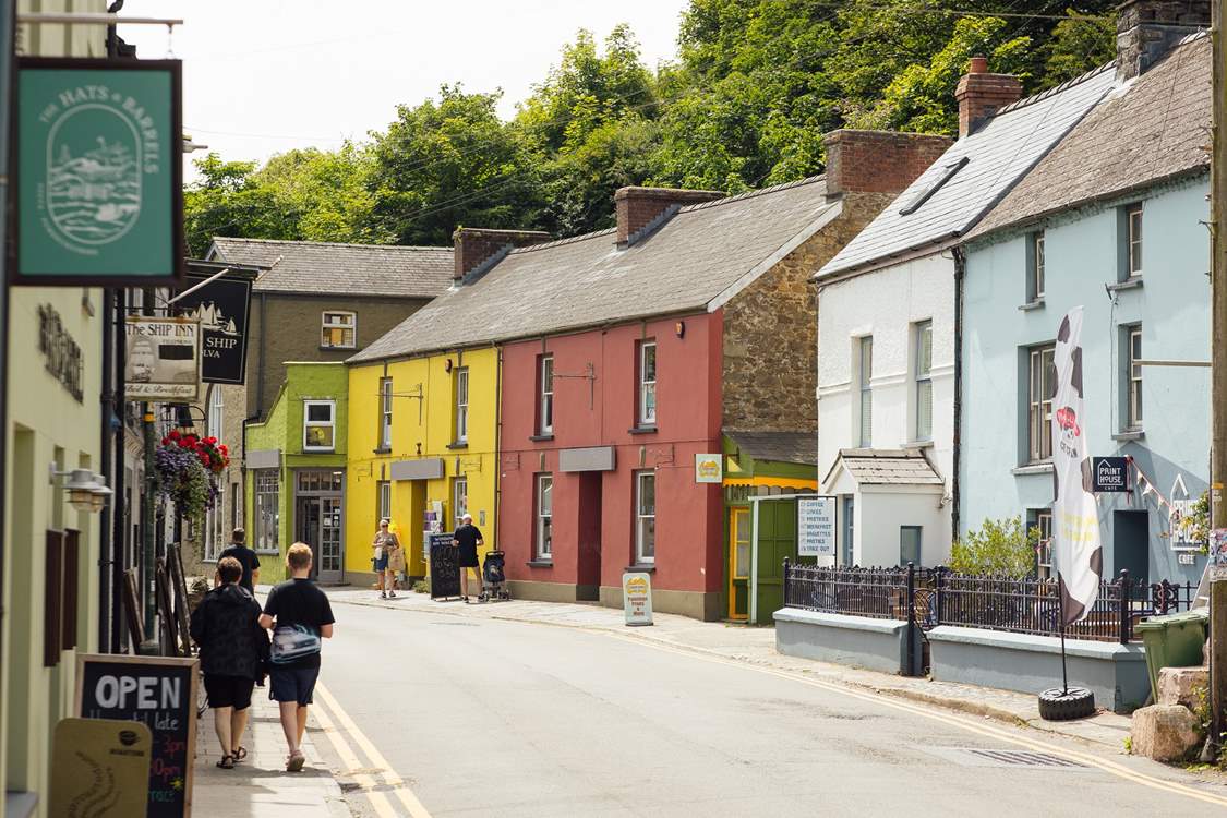 Stroll down the hill to gorgeous Solva village.