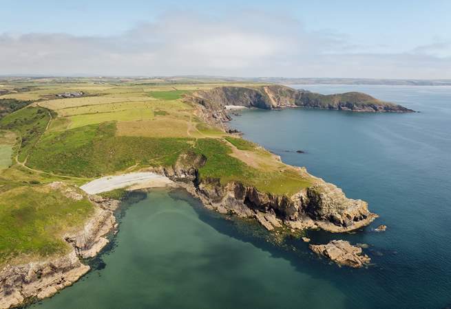 From the doorstep explore the magnificent Pembrokeshire coast. 