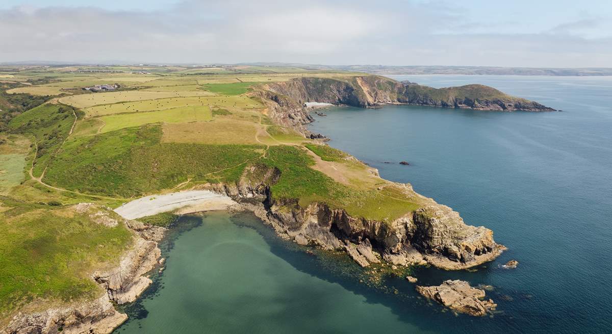 From the doorstep explore the magnificent Pembrokeshire coast. 