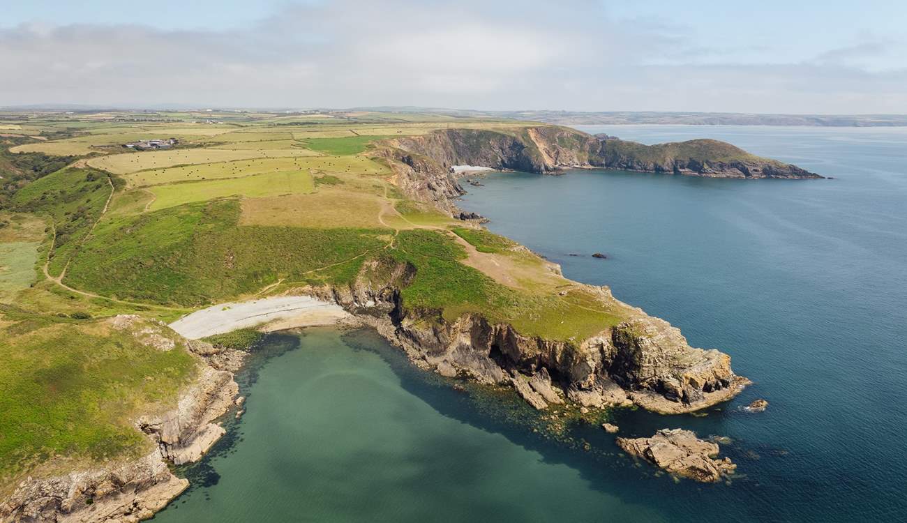 From the doorstep explore the magnificent Pembrokeshire coast. 