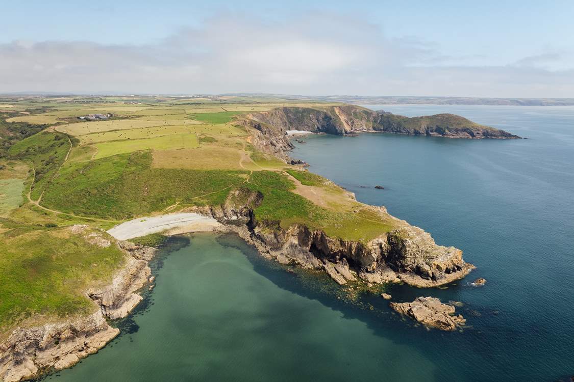 From the doorstep explore the magnificent Pembrokeshire coast.