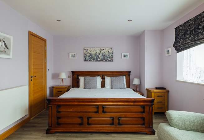 You'll find a super-king, a double and a twin en suite bedroom on the ground floor. 