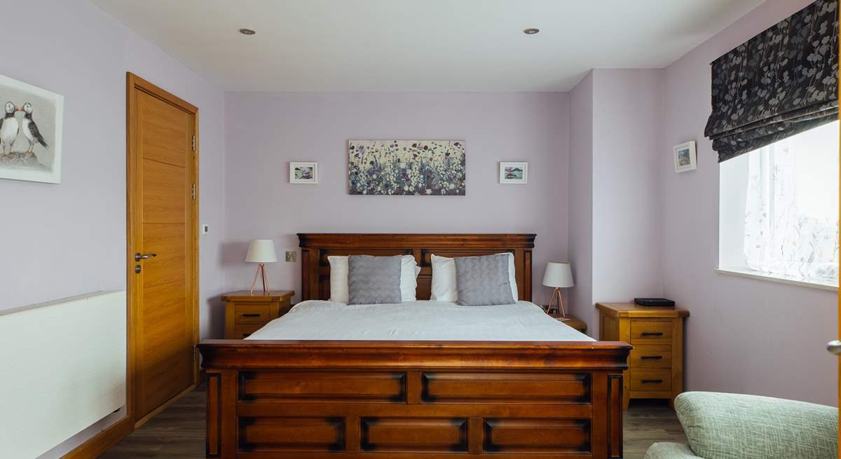 You'll find a super-king, a double and a twin en suite bedroom on the ground floor. 