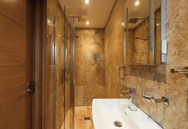 Luxurious en suite shower-room. 