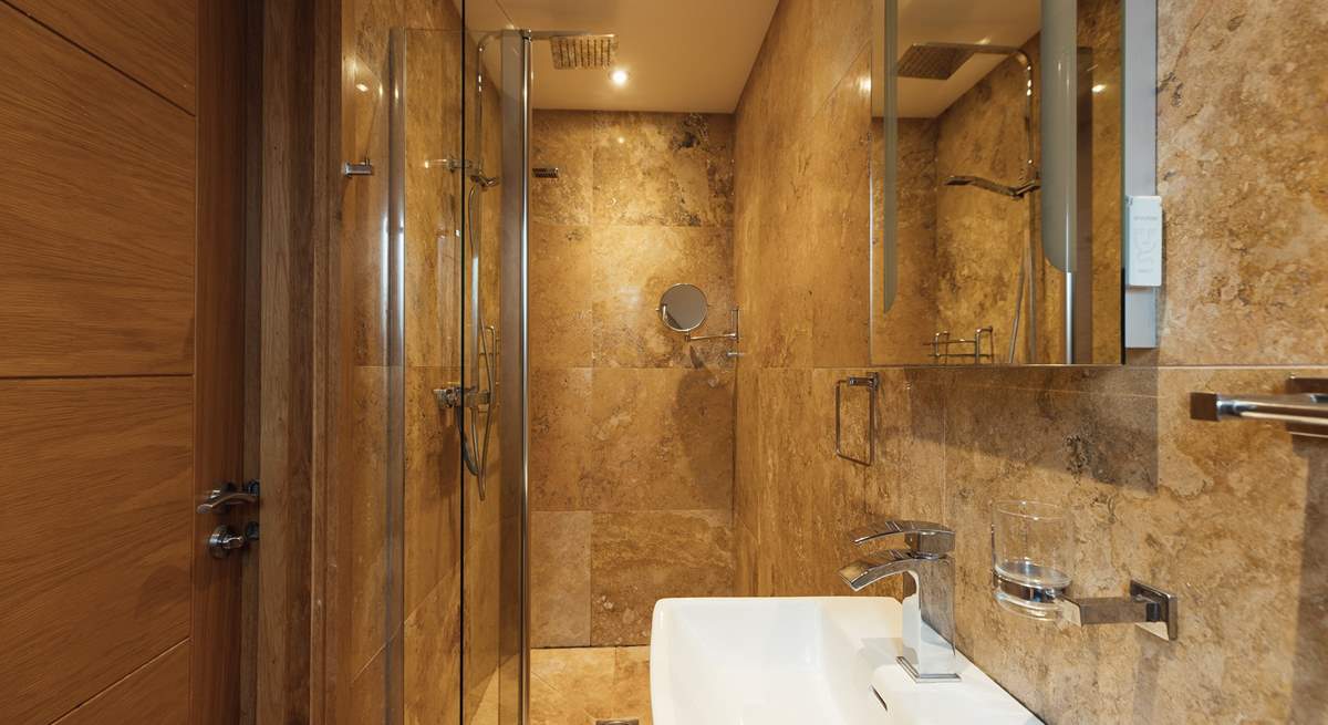 Luxurious en suite shower-room. 