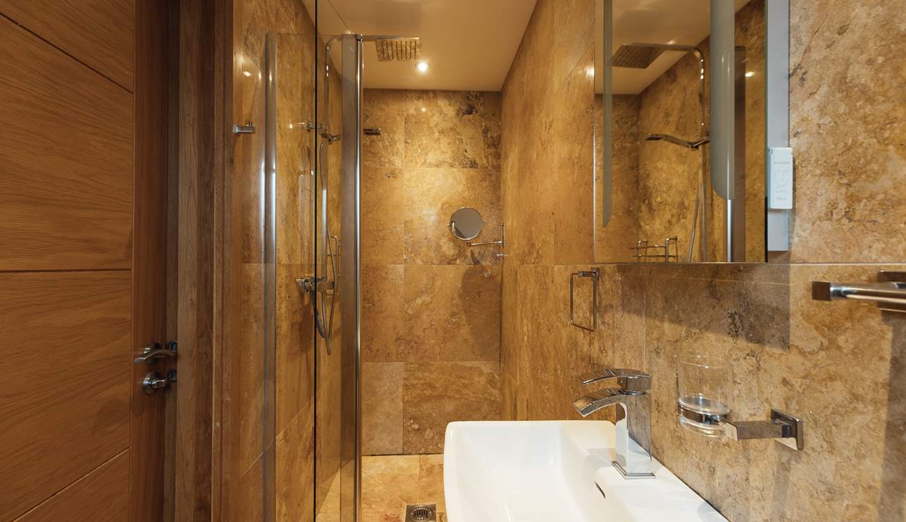 Luxurious en suite shower-room. 