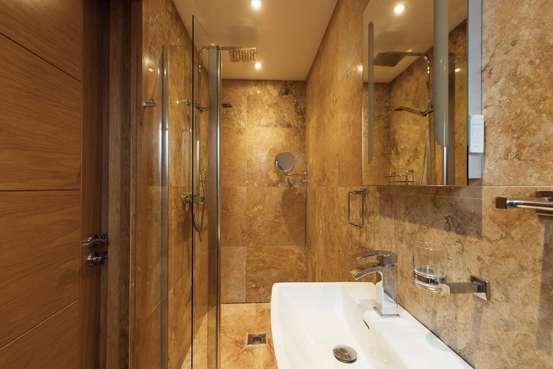 Luxurious en suite shower-room.
