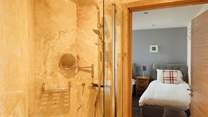 Take a hot shower after a swim in the sea. 