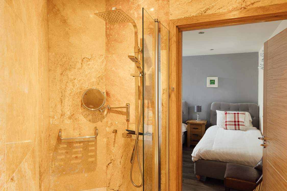 Take a hot shower after a swim in the sea.