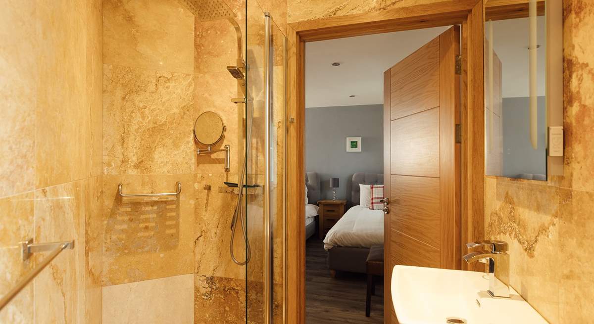 Gorgeous en suite shower-room. 