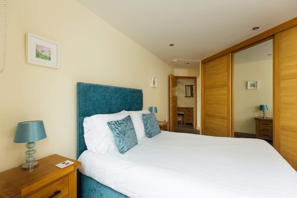 Pretty double en suite on the ground floor.