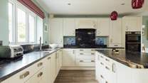 Gorgeous, well-equipped kitchen. 