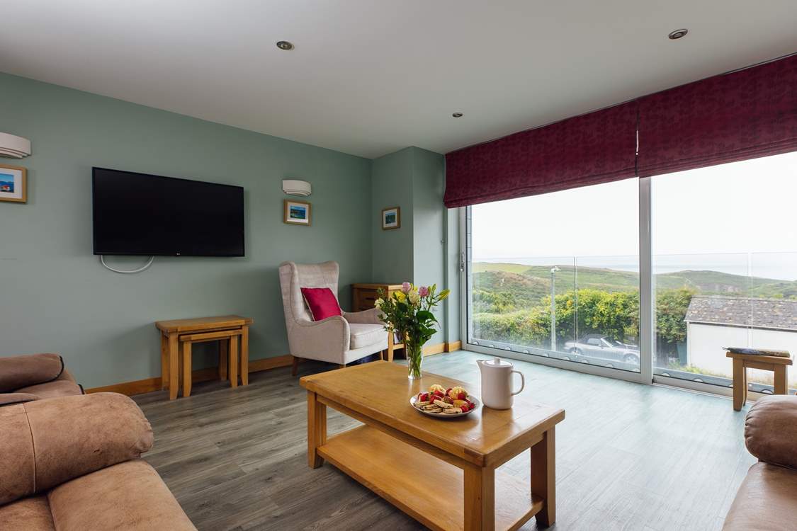 Spacious room with a gorgeous view. Slide open the large doors of the Juliet balcony to take in the fresh sea air.