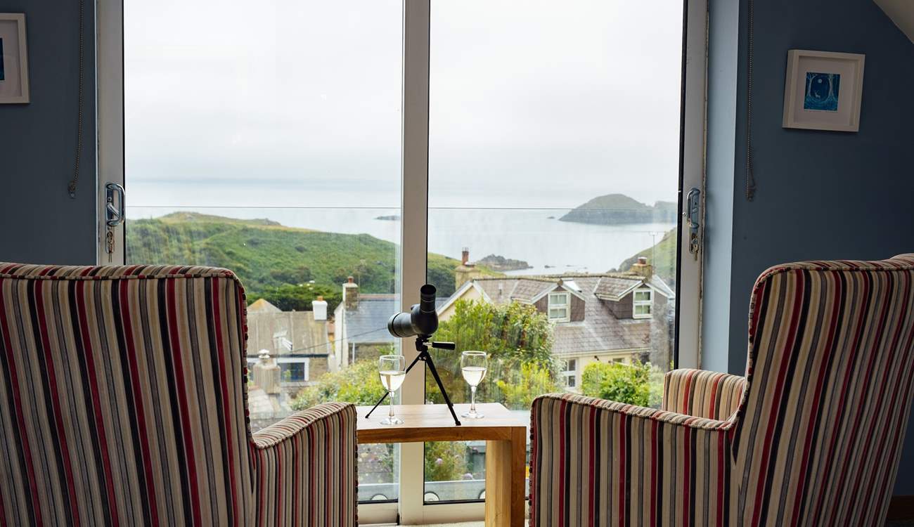 Heavenly principal bedroom on the second floor. 