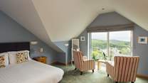 Fabulous views from the principal en suite on the second floor. 