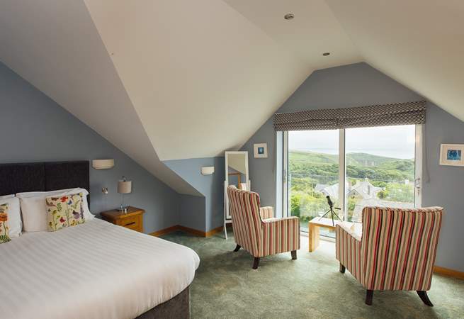 Fabulous views from the principal en suite on the second floor. 