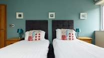 Sleep tight after a day in the fresh sea air. 