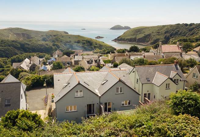 St. Harmon is set in an elevated position, near all the delights of the pretty coastal village of Solva, 