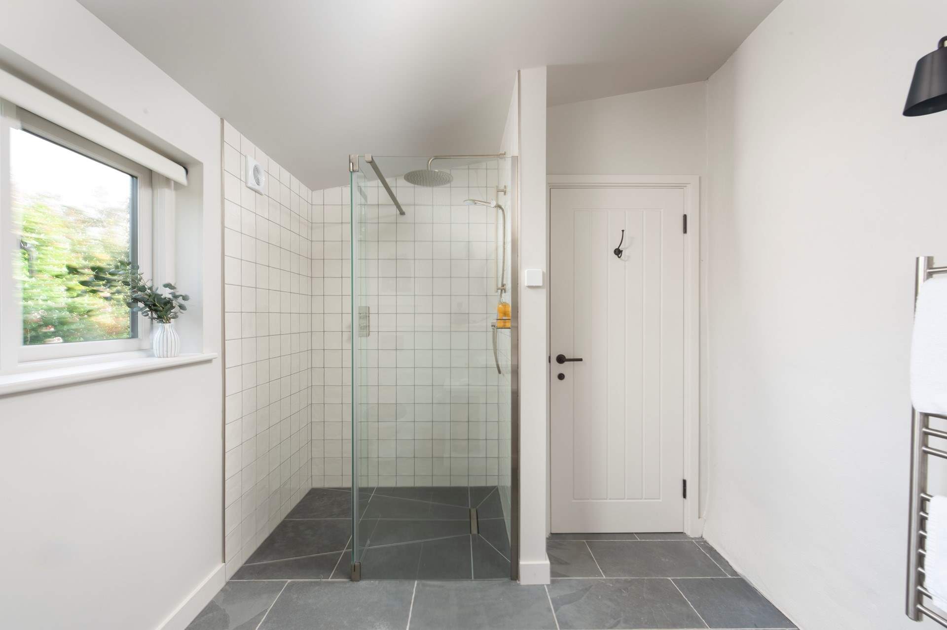 The sparkling shower-room on the ground floor...