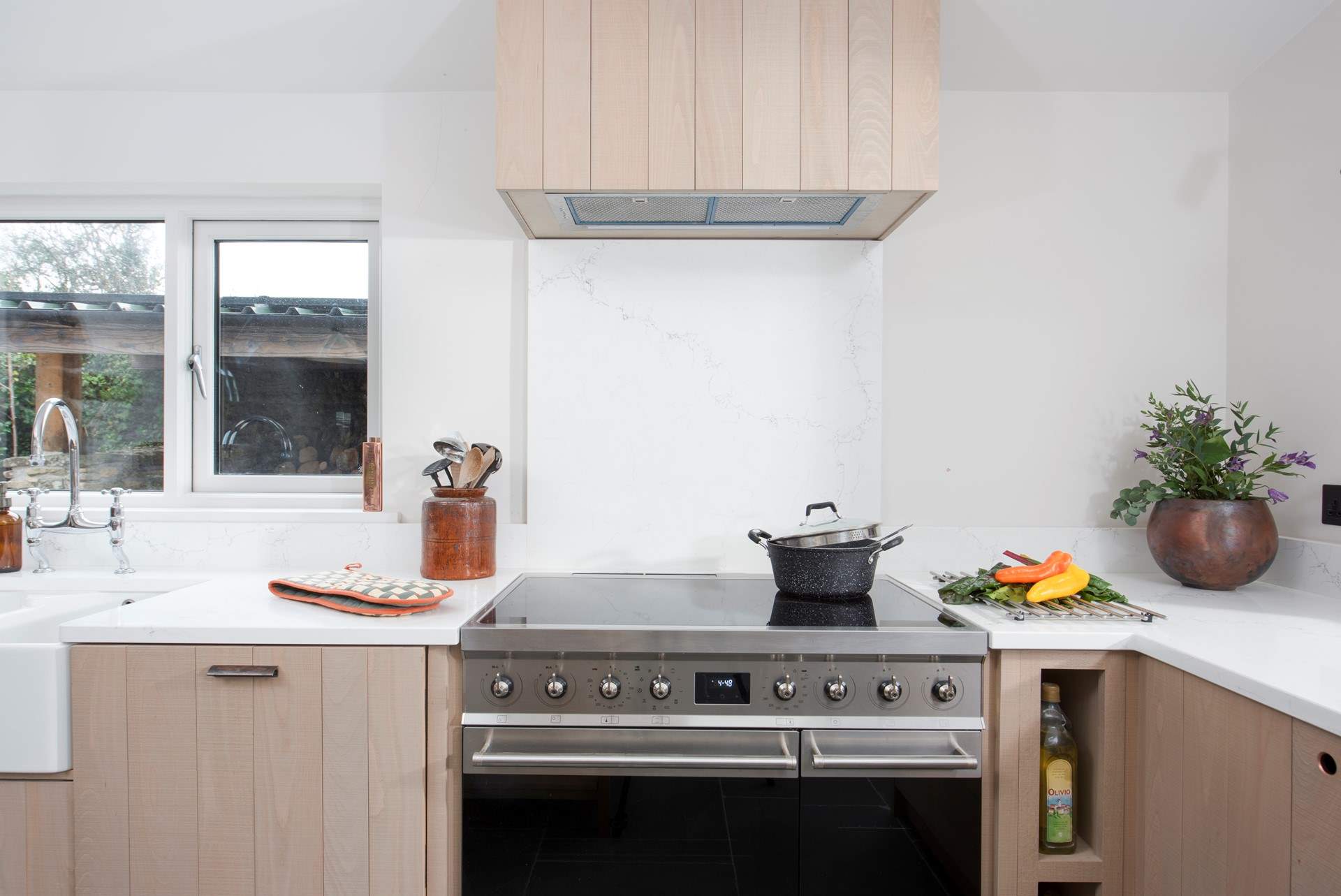 The range cooker is perfect for holiday feasts.