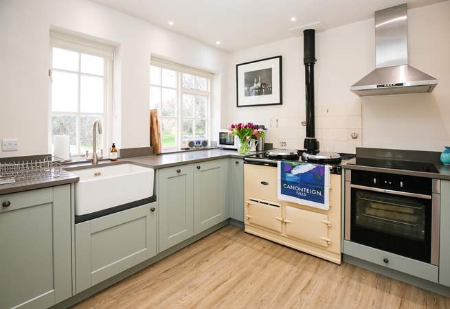 The kitchen is equipped with everything you will need to whip up that special meal.