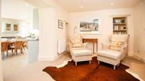 Leading off the kitchen-area is this charming snug area. Perfect for relaxing in with a good book.