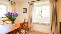 The second dining-area is light and airy. The perfect space for enjoying that special family meal.